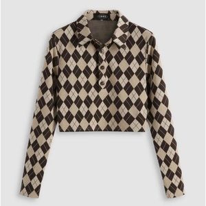 Long sleeve crop top